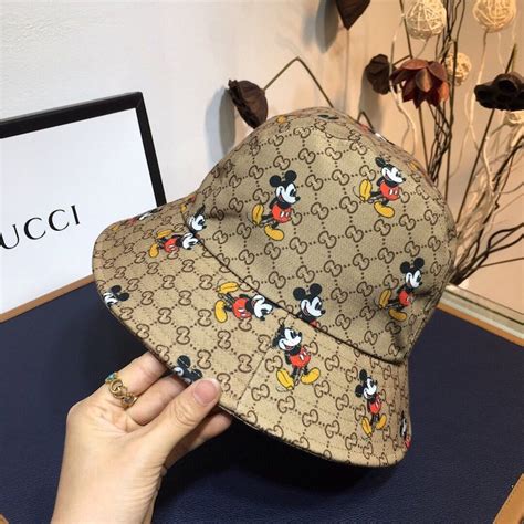 gucci bucket hat disney|authentic Gucci bucket hat.